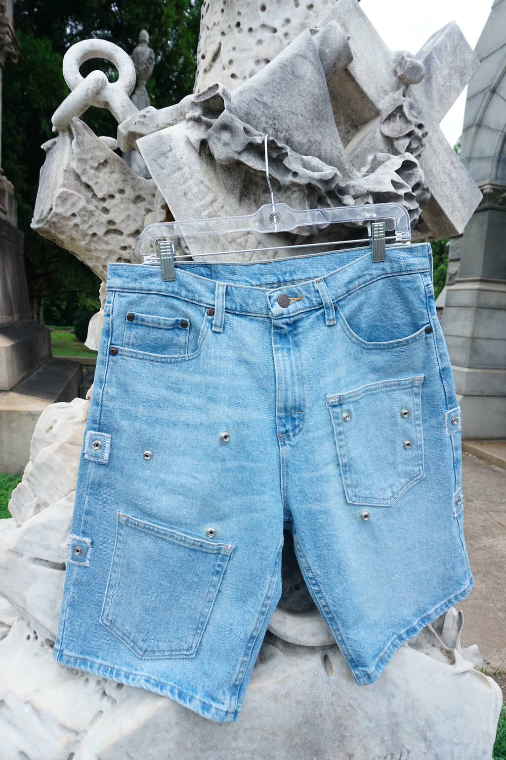 Blue wing shorts