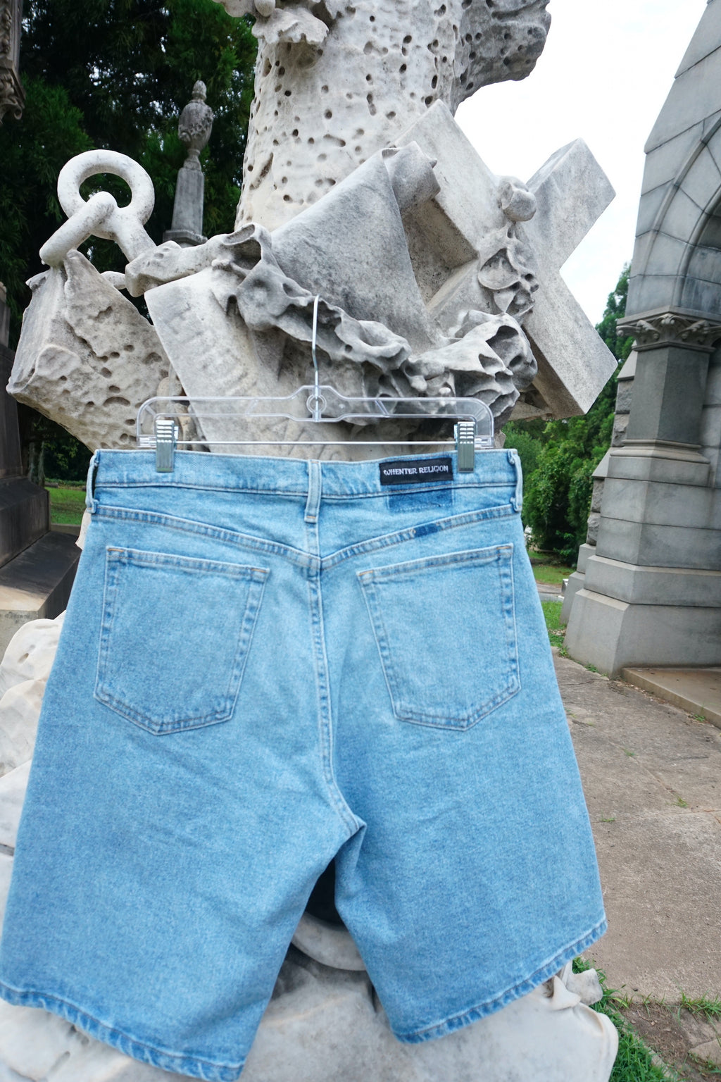 Blue wing shorts
