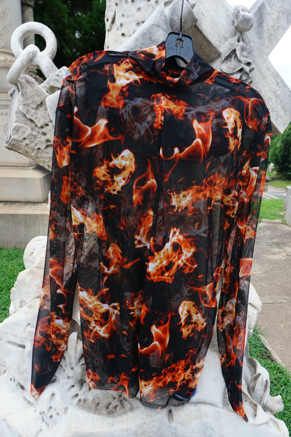 Eternal Fire Mock Neck